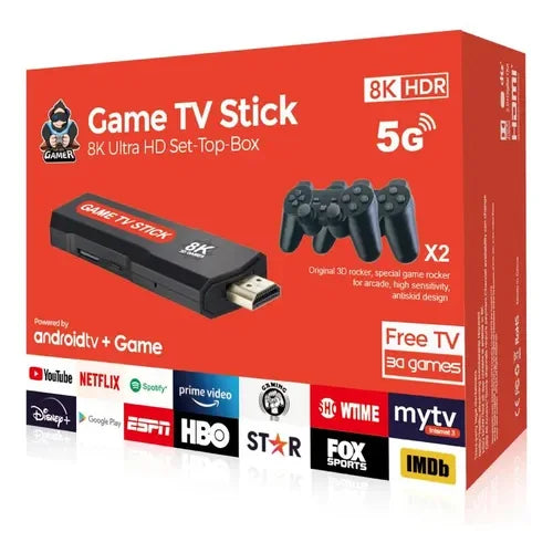 Game TV Stick 8K – Diversión y Streaming en un Solo Dispositivo